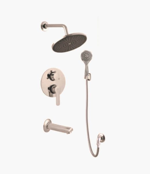Jet 3 Way Round Lever Concealed Stop Cock - 484