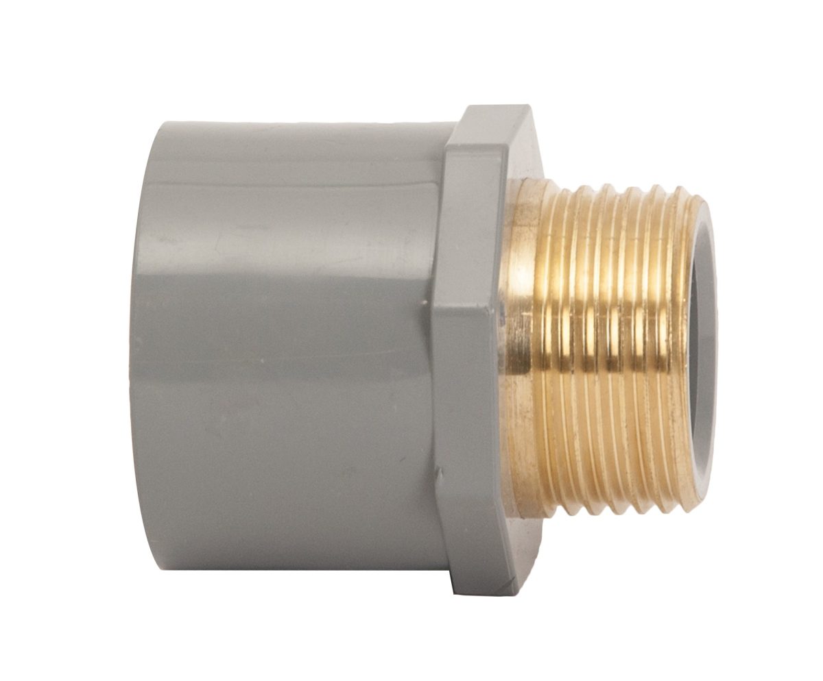 Pak Arab Male Adopter Brass 1-1/4″ - Image 1