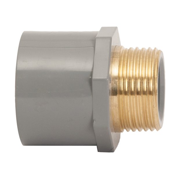 Pak Arab Male Adopter Brass 1-1/4″