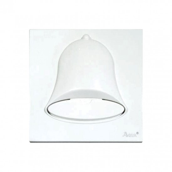 Aqua Electrical Door Bells Series Aqua BPBS White Bell Push Bell Style