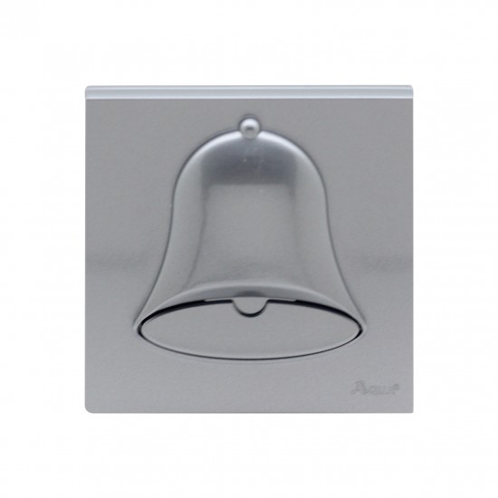 Aqua Electrical Door Bells Series Aqua BPM Bell Push Water Proof Platinum Grey