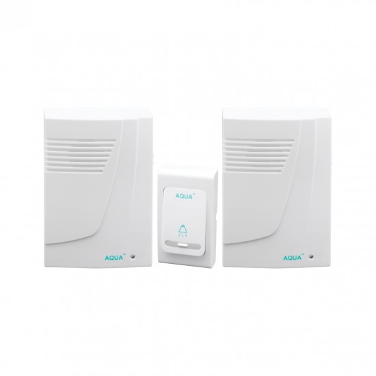 Aqua Electrical Door Bells Series Bell S/REMOTE Double Receiver D003C3