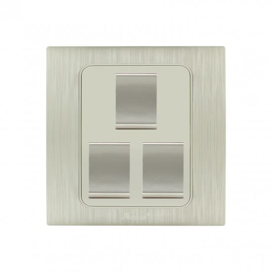 Aqua Electrical Dynamic Series ADY3 10AMP 3 Gang Switch