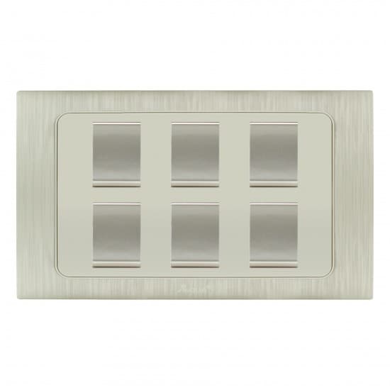 Aqua Electrical Dynamic Series ADY6 10AMP 6 Gang Switch