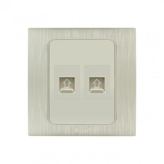 Aqua Electrical Dynamic Series ADYDD Double Data Socket