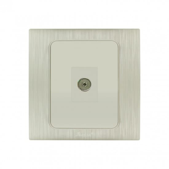 Aqua Electrical Dynamic Series ADYTVF Single TV Socket Ace Material Aqua Electrical Dynamic Series ADYTVF Single TV Socket - Image 1