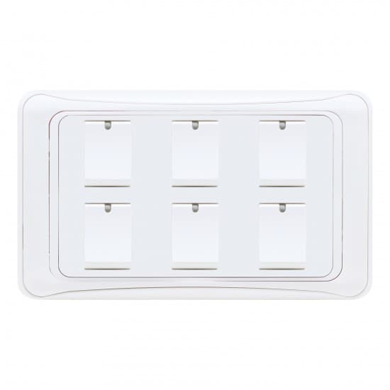 Aqua Electrical GLi Series AG6 10AMP 6 Gang Switch