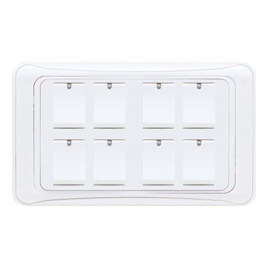 Aqua Electrical GLi Series AG8 10AMP 8 Gang Switch Ace Material Aqua Electrical GLi Series AG8 10AMP 8 Gang Switch - Image 1