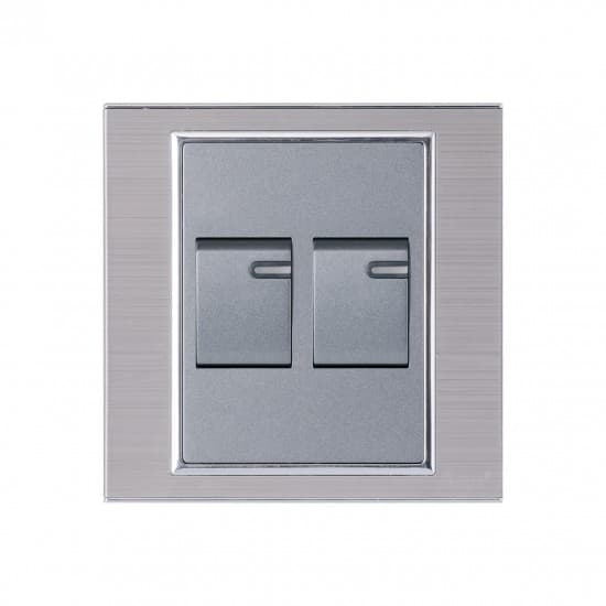 Aqua Electrical Platinum Series AP2 10AMP 2 Gang Switch