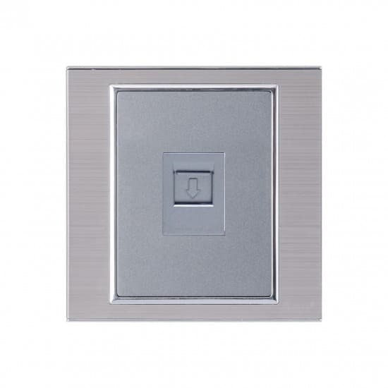 Aqua Electrical Platinum Series APTFS Single Telephone Socket