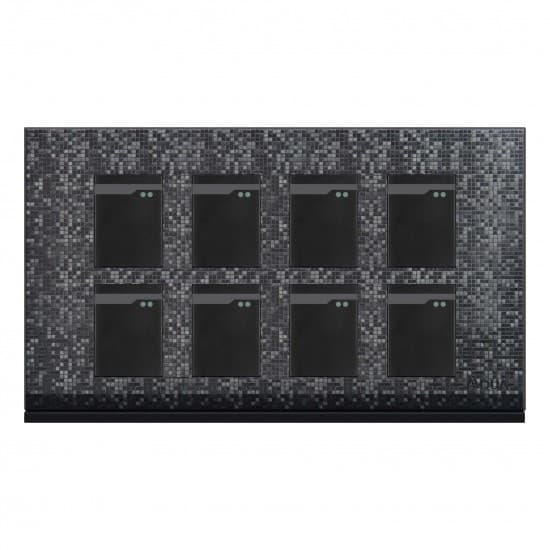 Aqua Electrical Texture-Series AT8 10AMP 8 Gang Switch