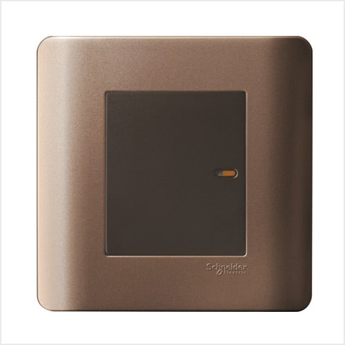 Clipsal Zencelo Series E8431/1 16AX/20A 250V 1 Gang 1 Way Full-Flat Switch with Ondicator