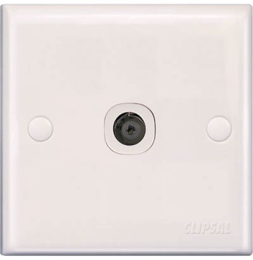 Clipsal E Series E31TV75MS 1 Gang TV Outlet
