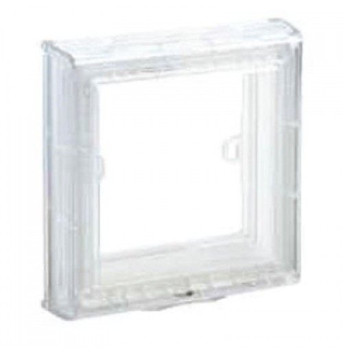 Clipsal Weather protected Covers Series E223M_TR Fulltime weather protected membrane switch cover, IP55,Transparent