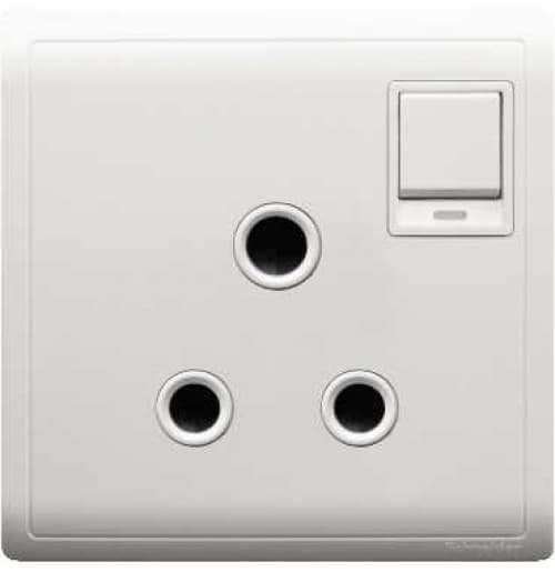 Clipsal Pieno Series E8215-5N 5Amp Switched Socket with Neon