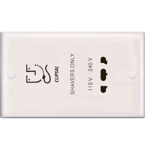 Clipsal E Series E727 Universal Shaver Socket 115/240V