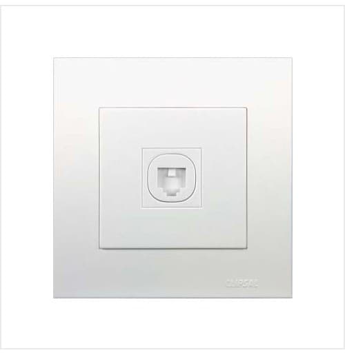 Clipsal Vivace Series KB31TS 1 Gang Telephone Outlet with Shutter