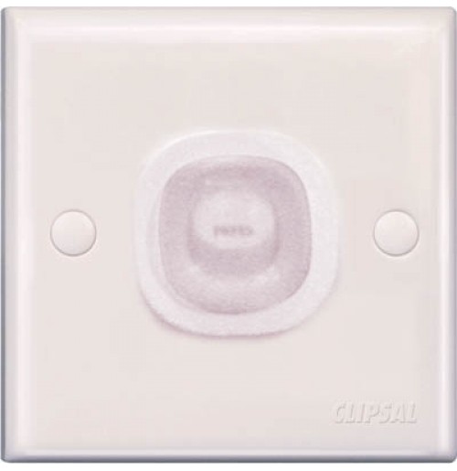 Clipsal E Series E31BPR/WP Weatherproof Bell Press (IP54)
