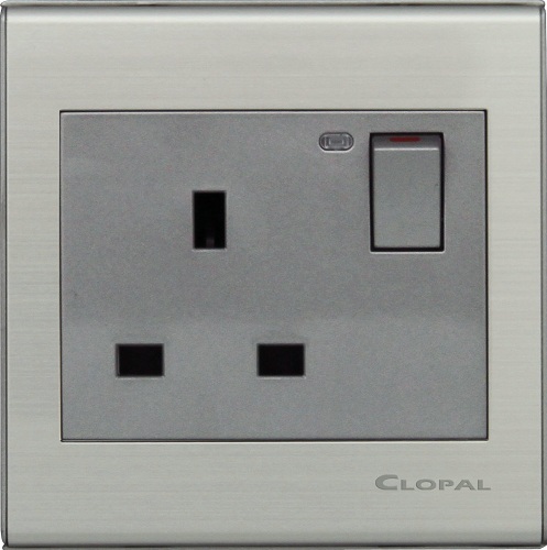 Clopal Electric Ideas Big Switches – Elegant Series 16AMP Flat Switch Socket with Led