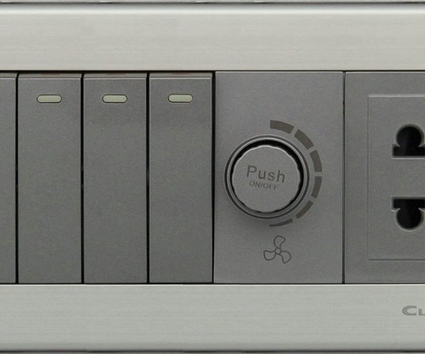 Clopal Electric Ideas Big Switches – Elegant Series 16AMP Switch + Dimmer + Socket