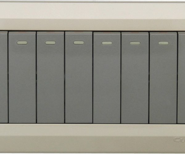 Clopal Electric Ideas Big Switches – Metallic Gold Series 16Amp 8 Gang