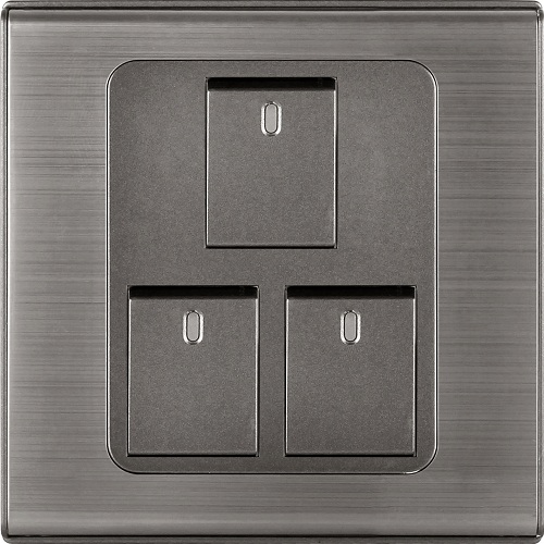 Clopal Electric Small Switches – Inspire 10-Amp 3-Gang