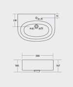 Art Vanity Washbasin - DP4910 - Image 2