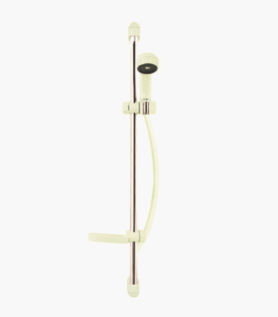 Dual Twist Shower Railing with Soap Stand