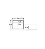 FINECERA Wall Hung Over Counter Washbasin FC422 - Image 2