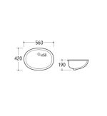 FINECERA Under Counter Washbasin FC922 - Image 2