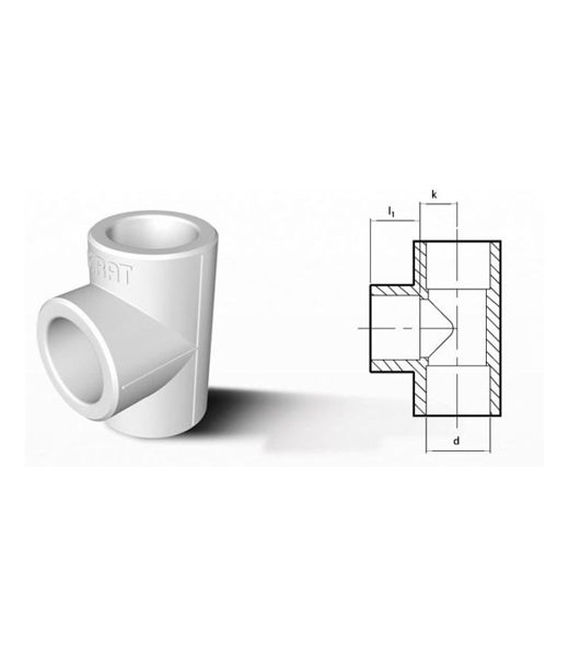 Firat PPRC Reducer Tee 50/25/50mm