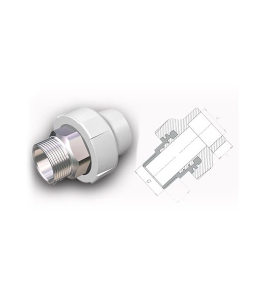 Firat PPRC Socket Male Thread 25 x 3/4″mm