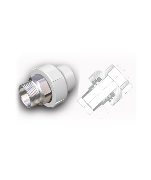 Firat PPRC Socket Male Thread 25 x 3/4″mm