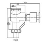 Zilver Toilet Flush Value GS8016 - Image 2