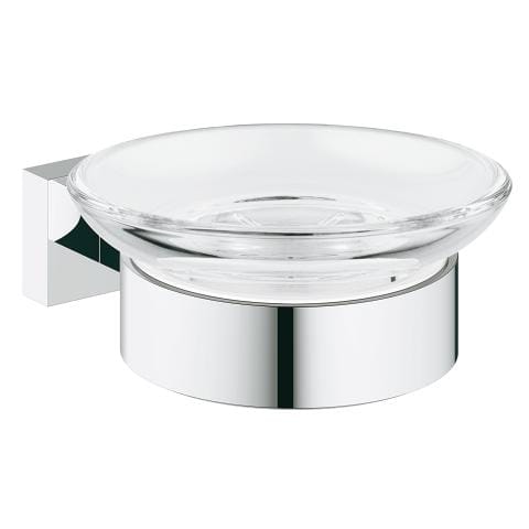 Grohe Essential Cube Bath Accessories Soap Dish with Holder 40754001