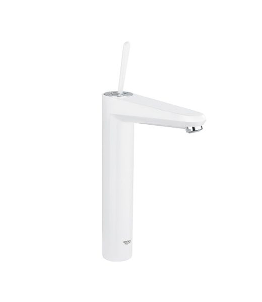 Grohe Basin Mixer White & Crome EuroDisc Joystick Series