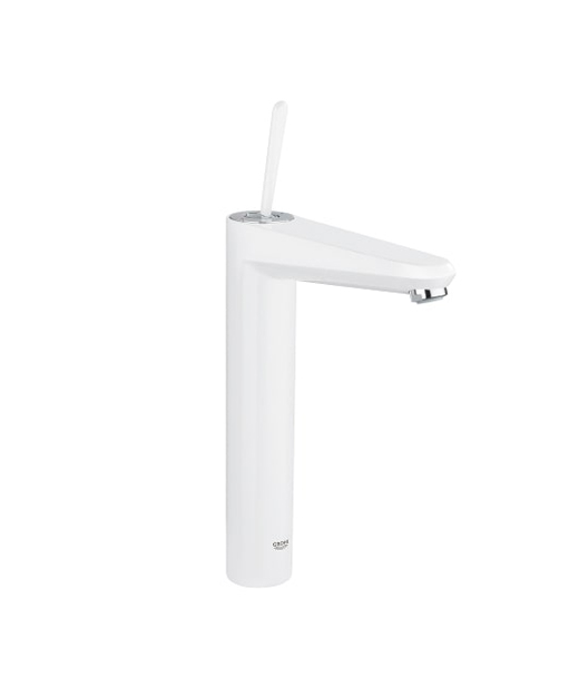 Grohe Basin Mixer White & Crome EuroDisc Joystick Series
