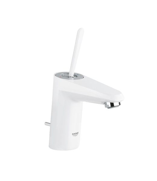 Grohe Basin Mixer Long Height XL White & Crome EuroDisc Joystick Series