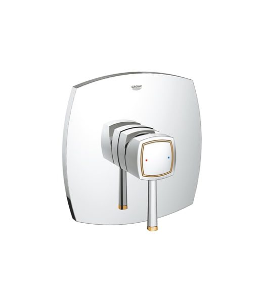 Grohe Dial Plate Plain Grandera (Crome & Gold) Series