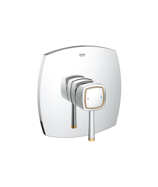 Grohe-Grandera-Crome-Gold-Dial-Plate-Plain Ace Material-min Grohe Dial Plate Plain Grandera (Crome & Gold) Series - Image 1