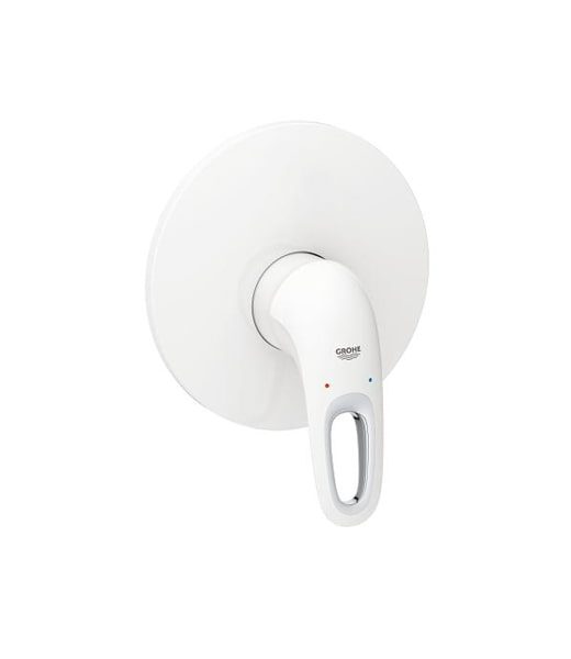 Grohe Dial Plate Plain New Eurostyle (White & Crome) Series