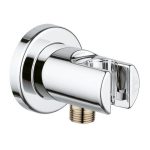 Grohe Relxa Hand Shower Holder W/Outlet & Elbow 1/2" 28628000