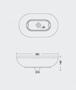 Porta Art Vanity Washbasin - HDA028 / PT-AV-028 - Image 2