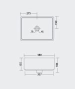 Porta Art Vanity Washbasin - HDA029 / PT-AV-029 - Image 2