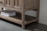 Farmhouse Brown Spruce With Double Sink Countertop 60 Inches Vanity By Meranti - Image 8