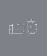 Marachi NW-2004 Wall Hung Commode - Image 2