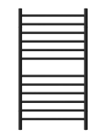 MICA Electric Heated Towel Dryer / Warmer Rail Matt Black 40 Inch 12 Bars 500012023MB