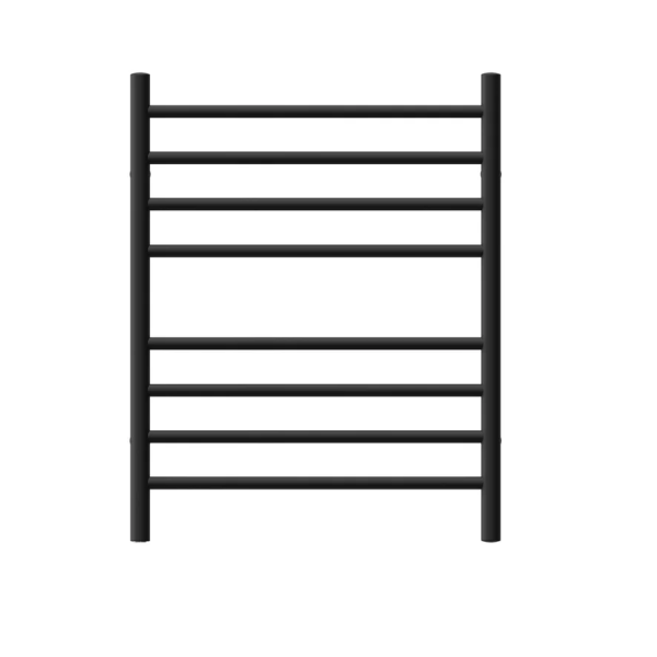 MICA Electric Heated Towel Dryer / Warmer Rail Matt Black 30 Inch 08 Bars 500008023MB