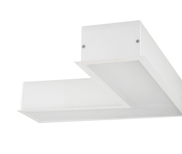 Osram LEDTOUCH Skyline Suspended/Surface Corner 865 DALI 18Watt (23.5″) 4000k