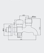 Porta HDA5270 Double Bib Cock - Image 2